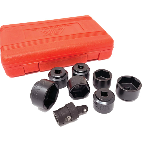 8 Pc. Extra-Low-Profile Oil Filter Socket Set Oxymax Inc