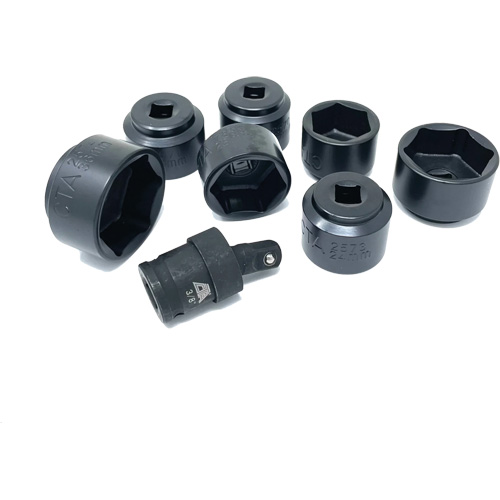 8 Pc. Extra-Low-Profile Oil Filter Socket Set Oxymax Inc
