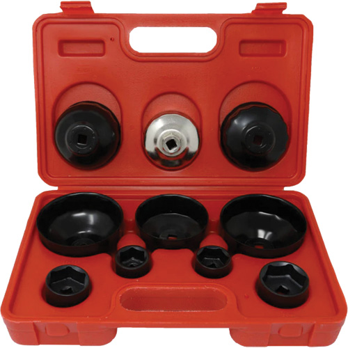 10 Pc. Oil Filter Wrench Kit Oxymax Inc