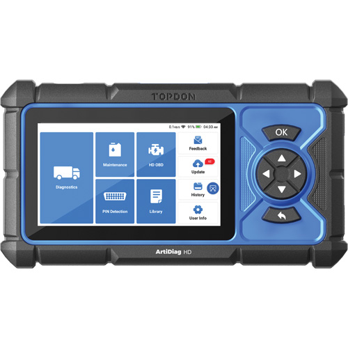 ArtiDiag HD 5" Heavy-Duty Scan Tool with Service Functions Oxymax Inc