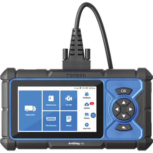 ArtiDiag HD 5" Heavy-Duty Scan Tool with Service Functions Oxymax Inc