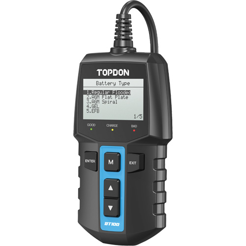 BT100 12V Battery & System Tester Oxymax Inc