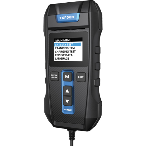 BT300P Battery, Charging & Cranking System Tester with Printer Oxymax Inc