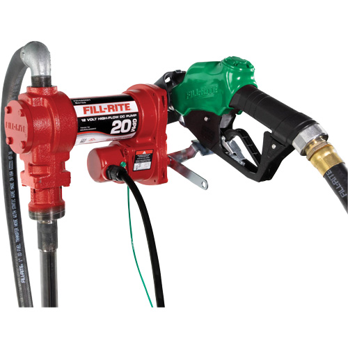 12V Fuel Transfer Pump with Nozzle Oxymax Inc