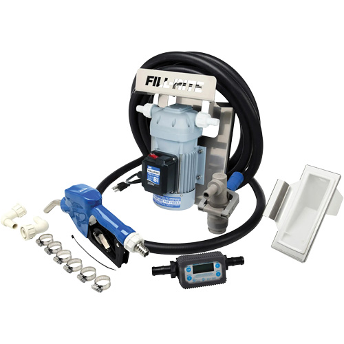 115V AC DEF Transfer Pump & IBC Tote Bracket with Nozzle & Meter Oxymax Inc