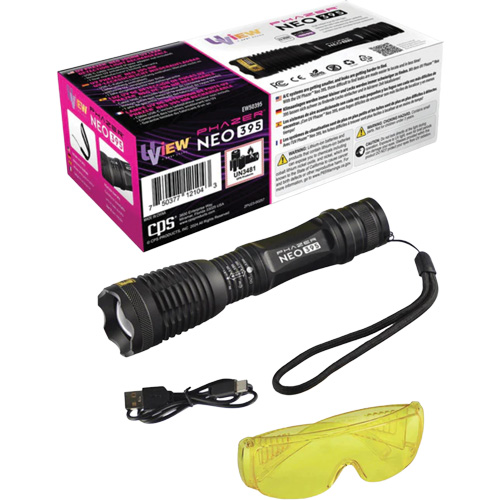 UView&reg; Phazer NEO 395 Rechargeable UV Leak Detection Light Oxymax Inc