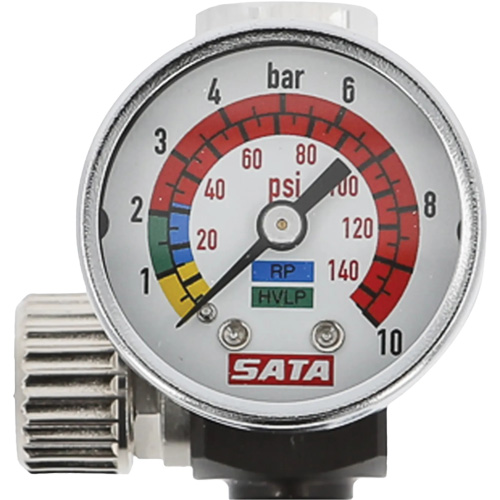 Air Micrometer with Gauge, 1/4" Male Thread & G 1/4" Female Thread Oxymax Inc