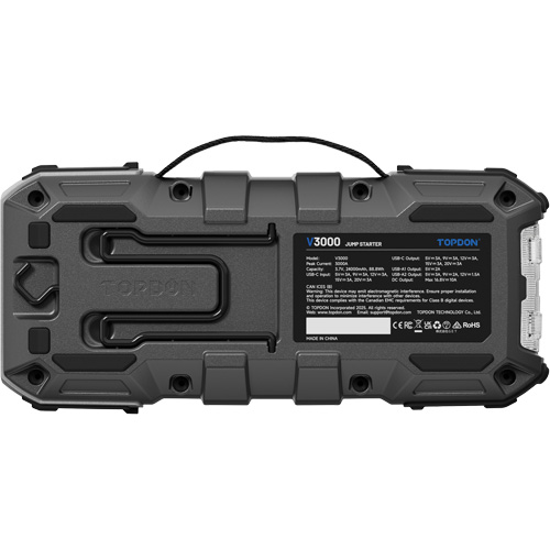 V3000 Jump Starter, Power Bank & Flashlight Oxymax Inc
