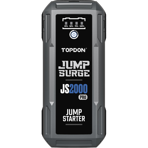 D&eacute;marreur de secours, banque d'alimentation et lampe de poche JumpSurge2000Pro &agrave; 2500 A de pointe Oxymax Inc