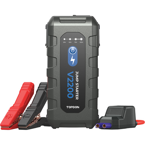 Survolteur, banque d'alimentation et lampe de poche V2200 Oxymax Inc
