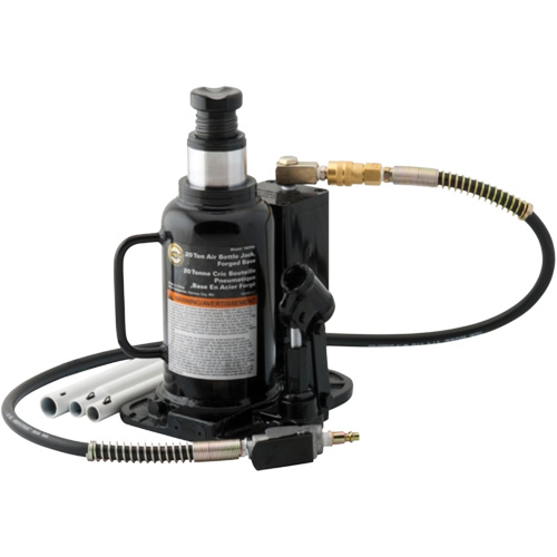 Cric-bouteille pneumatique, 20 tonne(s), Air comprim&eacute;/hydraulique, 18-3/4" Hauteur &eacute;lev&eacute;e Oxymax Inc