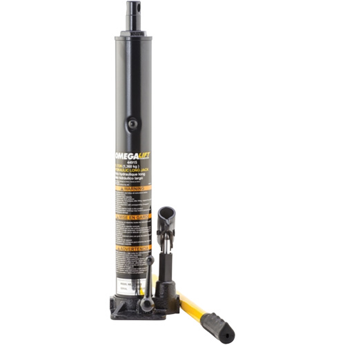 Long Crane Jack, 1.5 Ton(s), Manual Hydraulic, 35-1/4" Raised Height Oxymax Inc