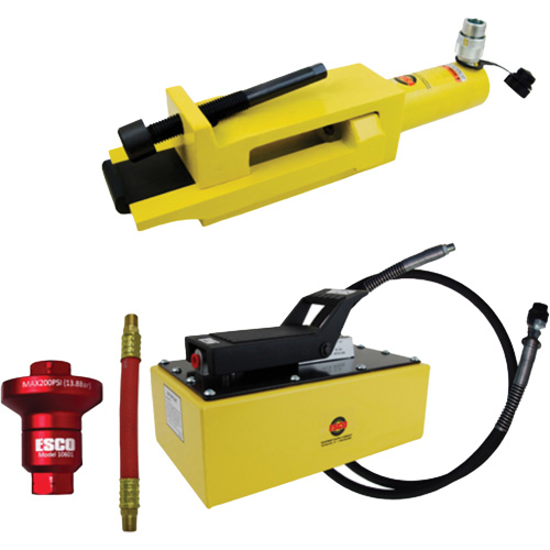 Ensemble de brise-talon pour pneus g&eacute;ants/&eacute;quipement de terrassement avec pompe hydraulique de 5 pintes Oxymax Inc