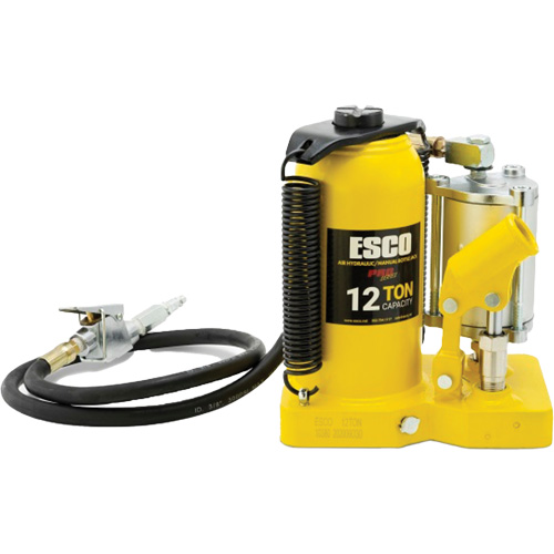 Cric-bouteille de s&eacute;rie Pro, 12 tonne(s), Air comprim&eacute;/hydraulique, 18-1/2" Hauteur &eacute;lev&eacute;e Oxymax Inc