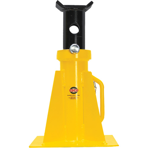 Pin Style Jack Stand, Locking Pin, 25 tons Capacity, 15-3/4" - 26-3/4" H Oxymax Inc