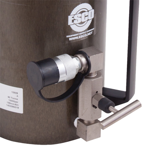 Safety Jack, Locking Collar, 100 tons Capacity, 13-37/100" - 19-3/5" H Oxymax Inc