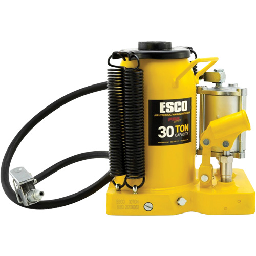 Pro Series  Bottle Jack, 30 tons, Air Hydraulic, 20" Raised Height Oxymax Inc