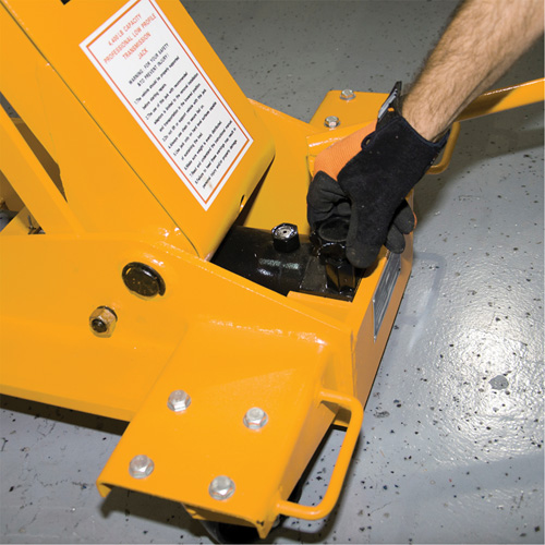 Yellow Jackit Transmission Jack, 2.2 Ton(s) Lifting Capacity Oxymax Inc
