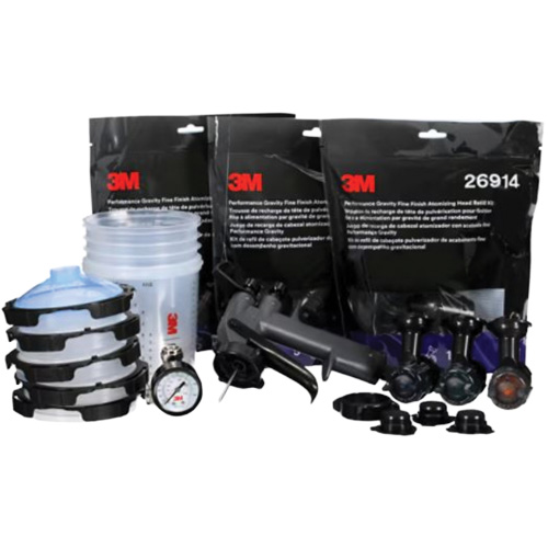 Performance Fine Finish Spray Gun System with PPS Cups, 13 CFM, 29 PSI Oxymax Inc
