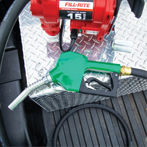 Green Automatic Gasoline Spout Nozzle Oxymax Inc