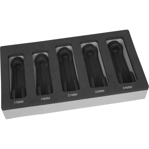 5-Piece Line Socket Set with Foam Tray Oxymax Inc