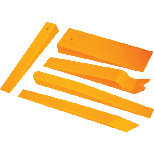 Jeu d'assortiment de 5 cales en nylon orange fluo Oxymax Inc