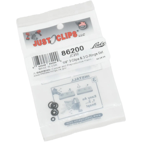 1/4" Clips & O-Rings Set Oxymax Inc