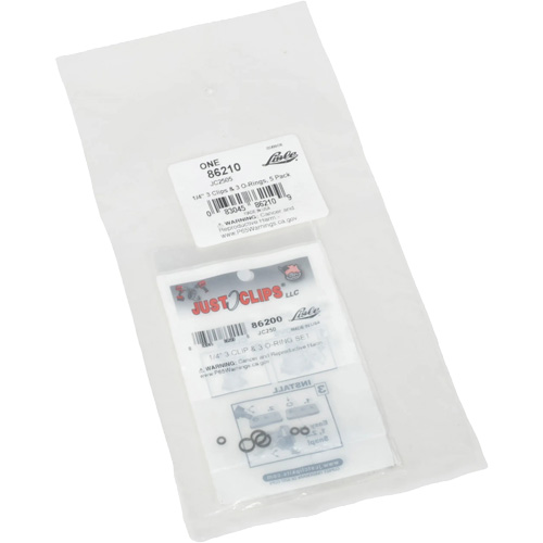 1/4" Clips & O-Rings Set - Bulk Oxymax Inc