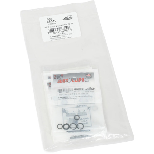 Jeu de clips et joints toriques de 3/8 po - en vrac Oxymax Inc