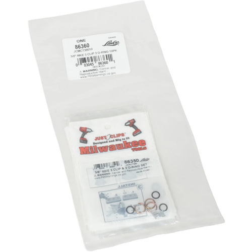 Jeu de clips et joints toriques de 3/8 po pour Milwaukee - en vrac Oxymax Inc