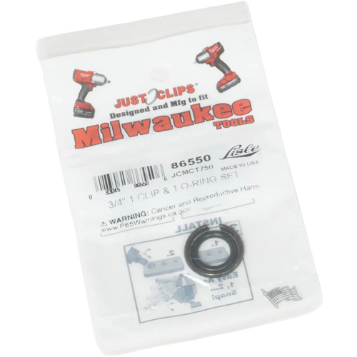 3/4" Clip & O-Ring Set for Milwaukee Oxymax Inc
