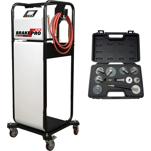 Pompette de purge de frein Brake-Pro &agrave; structure haute avec adaptateurs Oxymax Inc
