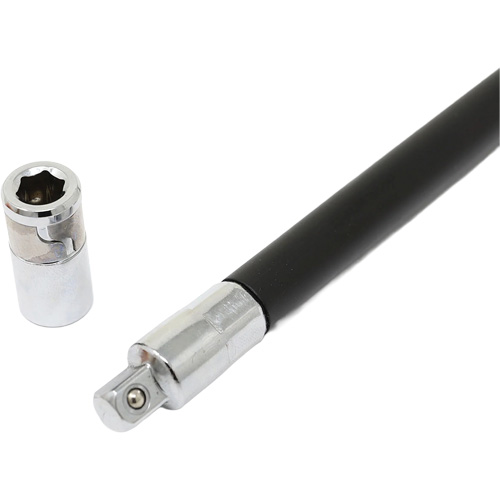 Tournevis flexible extra-long avec adaptateur carr&eacute; 1/4" x hexagonal 1/4" Oxymax Inc