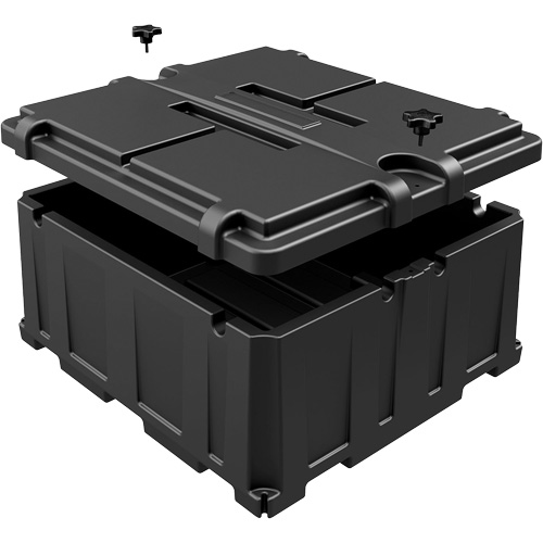 Boîtier pour batteries doubles de groupe 8D Oxymax Inc
