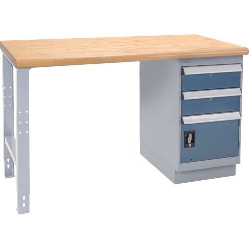 &eacute;tabli industriel, Porte a/combinaison de tiroirs, Cap 1000 lb, 36" la x 60" p, 34" h Oxymax Inc