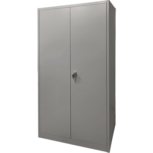 Storage Cabinet, Steel, 4 Shelves, 78" H x 36" W x 24" D, Grey Oxymax Inc