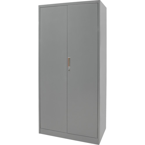 Armoires de rangement Hi-Boy, Acier, 4 Tablettes, 72" h x 36" la x 18" P, Gris Oxymax Inc