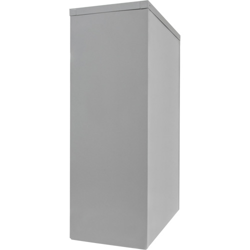 Armoire de rangement &agrave; hauteur de comptoir, Acier, 2 Tablettes, 42" h x 30" la x 15" P, Gris Oxymax Inc