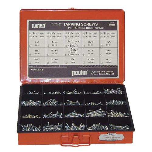 Assortiment de vis de taroudage de douille &agrave; pan Oxymax Inc