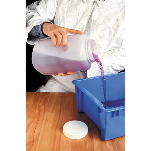 Bottles, Round, 128 fl. oz., Plastic Oxymax Inc