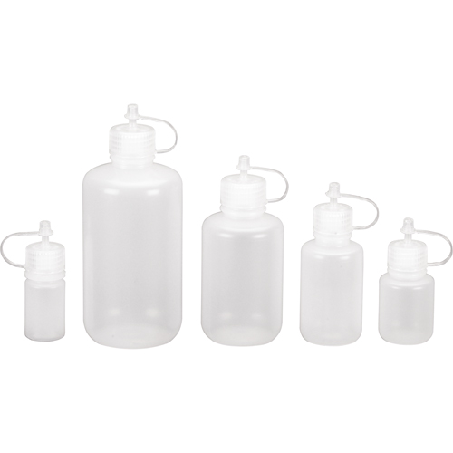 Narrow-Mouth Bottles, Round, 1/2 oz., Plastic Oxymax Inc