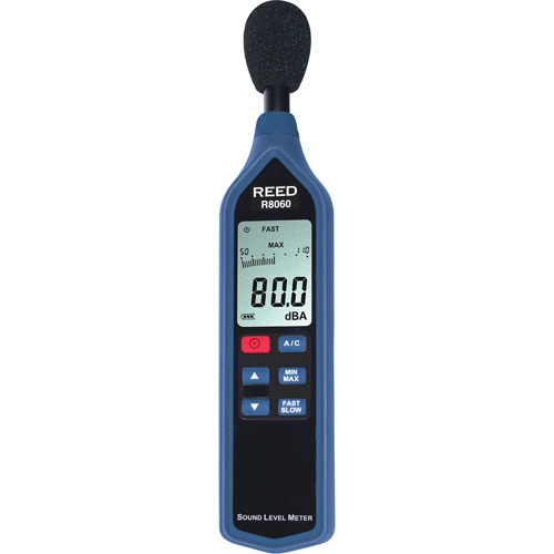Sound Level Meter, 30 - 90 dB/50 - 110 dB/70 - 130 dB Measuring Range Oxymax Inc