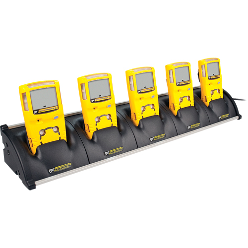 BW GasAlertMicroClip XT Multi-Gas Detectors -Five Unit Cradle Charger Oxymax Inc