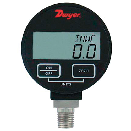 Manom&egrave;tre,  2-31/50", 100 psi, Fixation inf&eacute;rieure, Num&eacute;rique Oxymax Inc