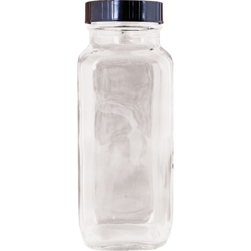 Bottle, Square, 8 fl. Oz., Glass Oxymax Inc