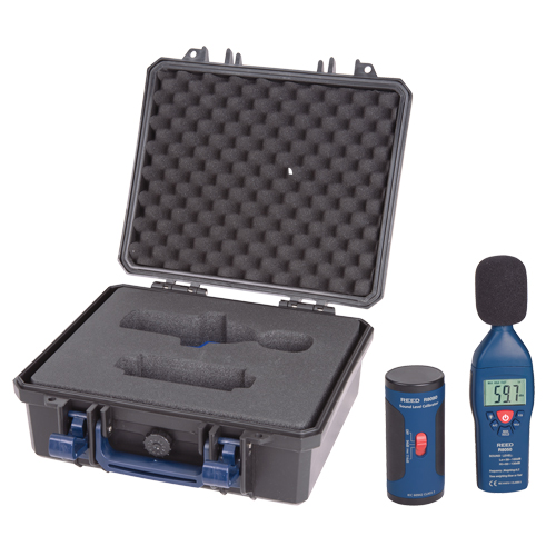 Sound Level Meter and Calibrator Kit, 30 - 130 dB Measuring Range Oxymax Inc