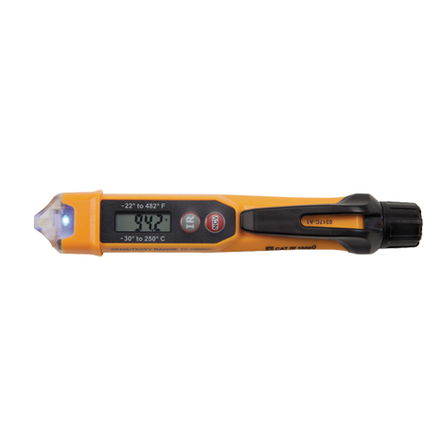 Testeur de tension sans contact avec thermom&egrave;tre &agrave; infrarouge Oxymax Inc