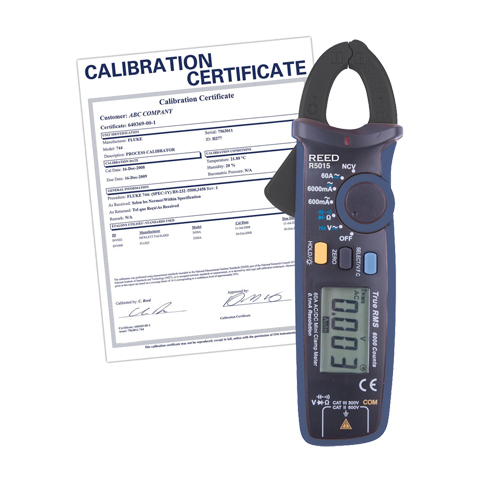 Pince amp&egrave;rem&eacute;trique v.e.v. mA avec certificat de calibration, Tension c.a./c.c., Courant c.a./c.c. Oxymax Inc