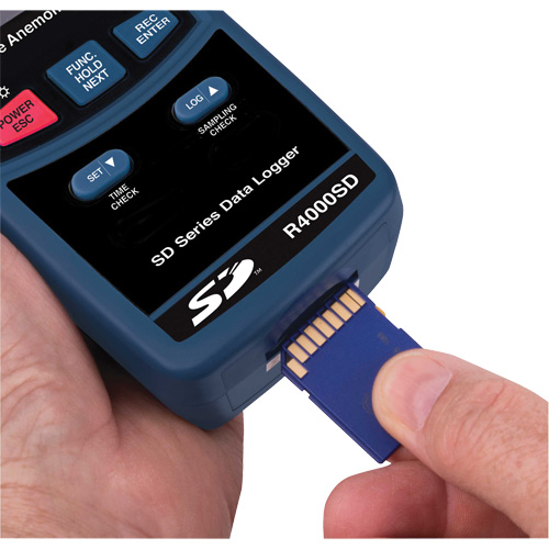 Thermo-Anemometer, Data Logging, 0.4 to 30.0 m/sec Air Velocity Range Oxymax Inc