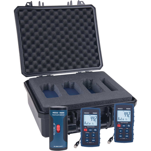 Noise Dosimeter Kit, 35 - 130 dB Measuring Range Oxymax Inc